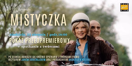 Przedpremiera filmu \u201eMistyczka\u201d + spotkanie z tw\u00f3rcami | Kino Wis\u0142a