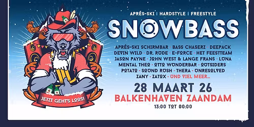 Snowbass Festival 2026 - Jetzt geht's loos!
