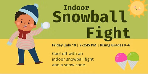 Indoor Snowball Fight