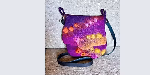 Wet Felted Cross Body Purse \u2013 May 9