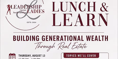 LLUSC AUGUST LUNCH AND LEARN 
