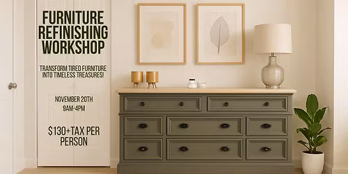 Furniture Refinishing Workshop