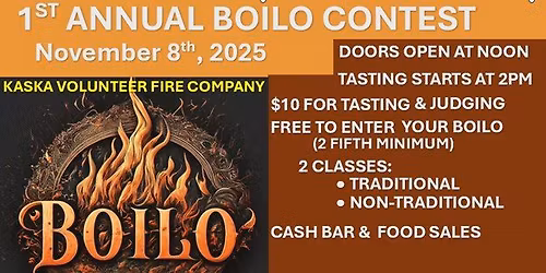 BOILO Contest - 1st annual Kaska Vol Fire Co