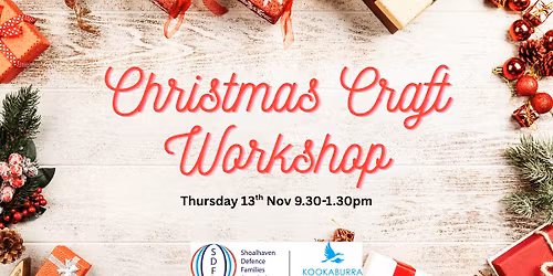 Christmas Craft at Kooka Thurs 13th Nov