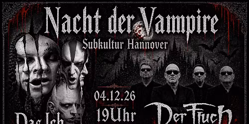 Nacht der Vampire: DAS ICH & DER FLUCH - Double Headliner Show 