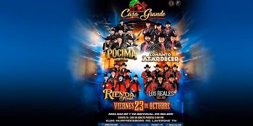 POCIMA NORTE\u00d1A, CONJUNTO RIENDA REAL,CONJUNTO AMANECER, & MAS.