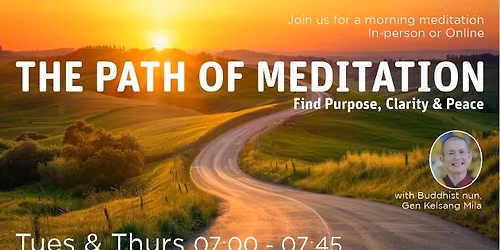 The Path of Meditation with Gen Kelsang Mila