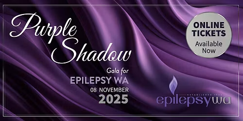 Purple Shadow Gala for Epilepsy WA