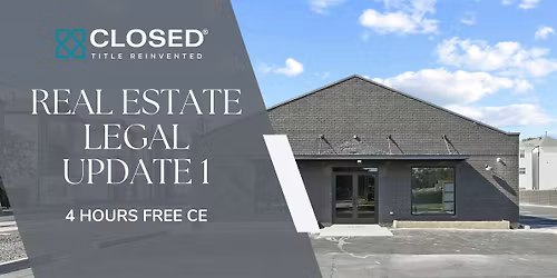 Legal Update 1: Complimentary 4 hour CE