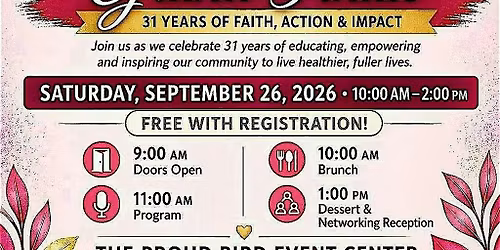 25th Annual Breast & Whole Health Awareness Brunch Forum