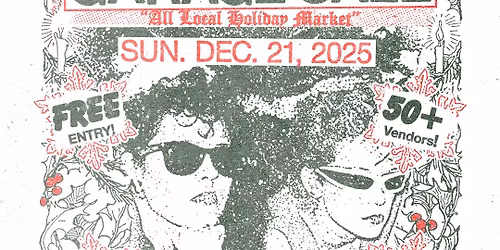 Punk Rock Garage Sale HUGE Holiday Market!