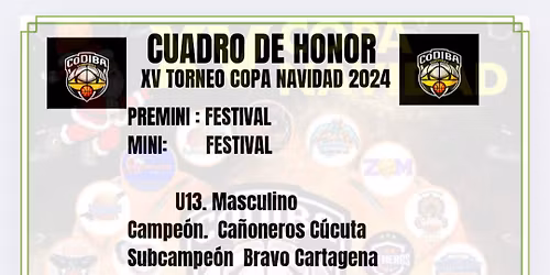 copa NAVIDAD CODIBA 2025