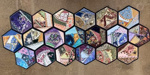 Crazy 7 Hexi Quilt Class