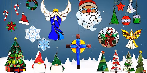 Stavanger Stained Glass Christmas Course - Sunday Des 21