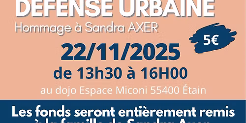 Stage Féminin Défense Urbaine Hommage à Sandra AXER