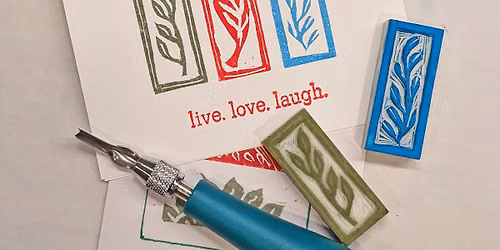 Carve Botanical Eraser Stamps