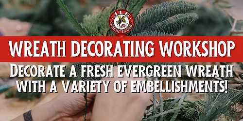 Holiday Wreath Workshops! \ud83c\udf32\ud83c\udf80
