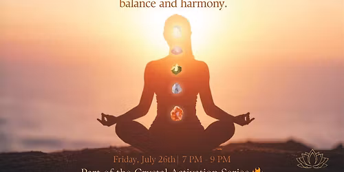 Thurs June ___ \u2014 Chakra Healing with Crystals