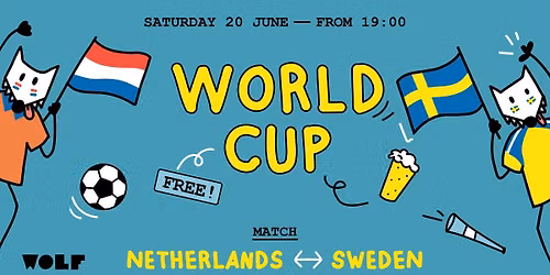 20.06 - WORLD CUP - NETHERLANDS VS SWEDEN
