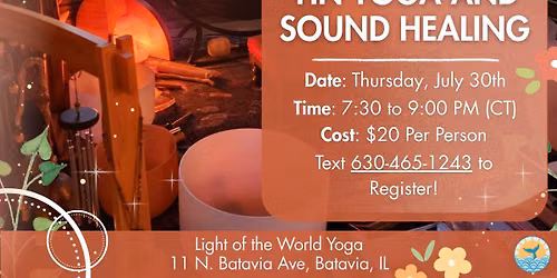 YIN YOGA & SOUND HEALING!!