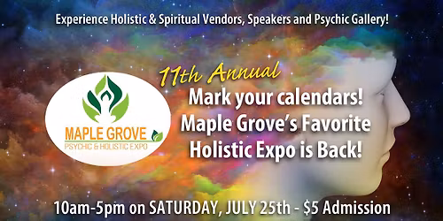 11th Annual Maple Grove Psychic & Holistic Expo