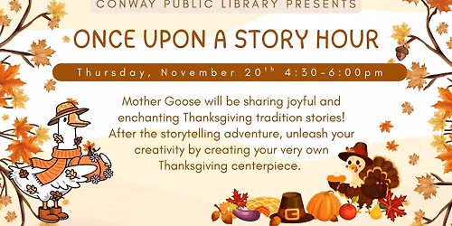Nov. Once Upon A Story Hour