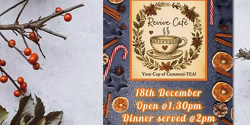 Revive Caf\u00e9 Christmas Cracker!