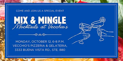 Mix & Mingle Mocktails at Vecchio's \u2013\u00a0BZP Bakersfield (Friends at 5)