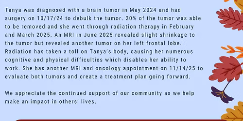 Community Impact Night & Basket Raffle to Benefit Tanya and Ron Wigdal!