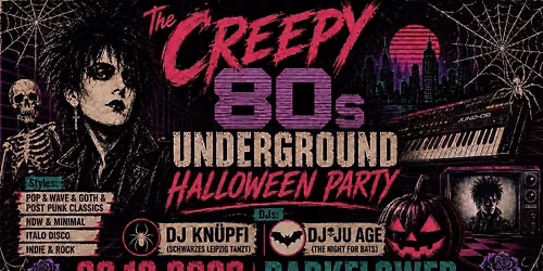 The Creepy 80s Underground Halloween Party