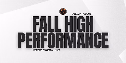 Langara Falcons Girls High Performance Basketball Training (Fall 2026)