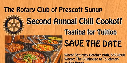 Second Annual Chili Cookoff | Tasting for Tuition