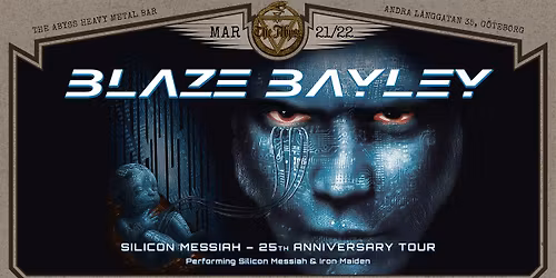 BLAZE BAYLEY LIVE at THE ABYSS! 2 SHOWS, Saturday & Sunday..