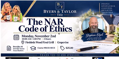 The NAR Code of Ethics - With Stephen Etzel 