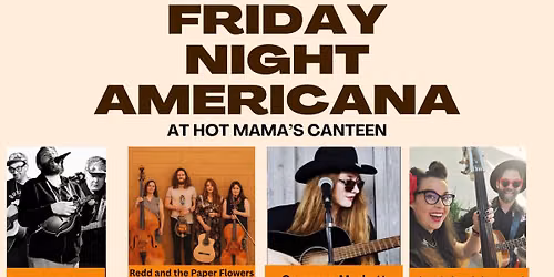 Redd and the Paper Flowers, The Bird and the Beard, Cameron Markott, and more - LIVE! @ Hot Mama's