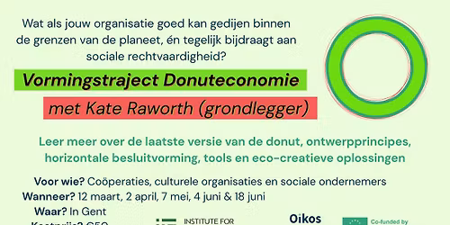 Vorming Donuteconomie met Kate Raworth