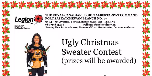 Christmas Potluck and Ugly Sweater Contest
