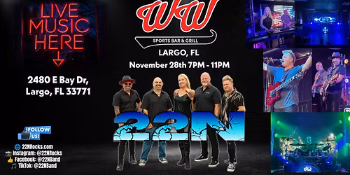 22N LIVE at Whiskey Wings (Largo)