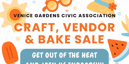VGCA Craft, Vendor & Bake Sale