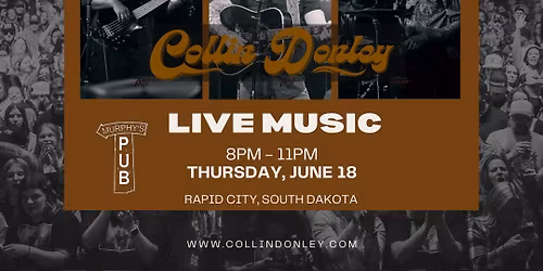 Collin Donley Band LIVE at Murphy's Pub & Grill