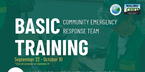 Community Emergency Response Team (CERT) Basic Training