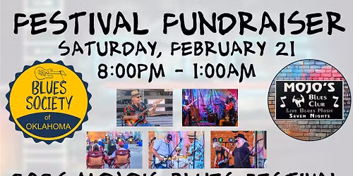 Festival Fundraiser - Mojo's Blues Club - OKC