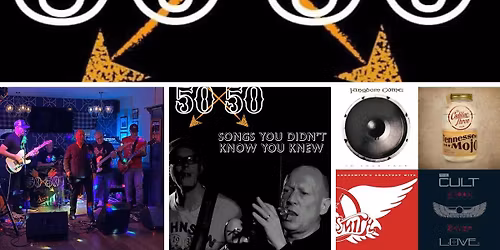 50\/50 Rock Band \ud83e\ude99 \u2018Play Great Rock Songs In \u2018Even Measures!\u2019\u2696\ufe0f\ud83c\udfb8Live @ \u2018The Burghley!\u2019\ud83c\udfb6