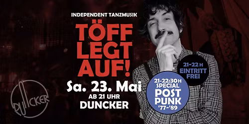 T\u00f6ff legt auf: Independent Tanzmusik im Duncker