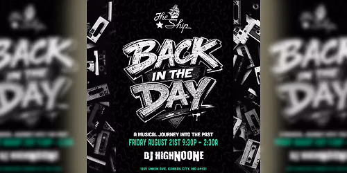 DJ Highnoone: Back in the Day