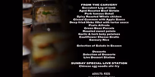 Sunday Lunch Buffet \ud83c\udf7d\ufe0f