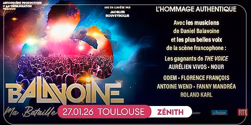 BALAVOINE \u2022 TOULOUSE, ZENITH \u2022 27 JANVIER 2026