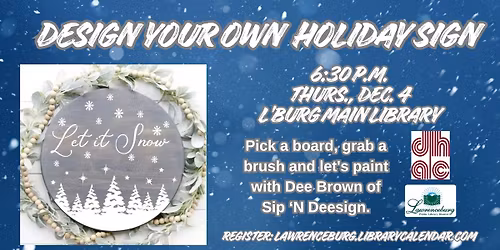 Design Your Own Holiday Sign