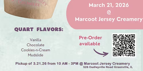 Marcoot Ice Cream benefiting Eden's Glory!