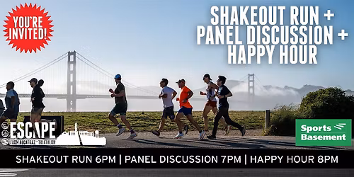The Escape From Alcatraz Triathlon Shakeout Run & Panel Discussion!